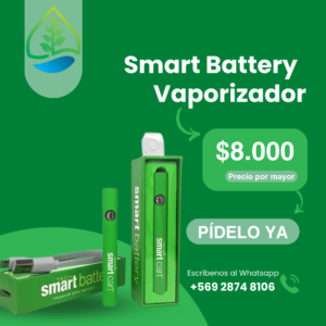 Vaporizador SmartBattery. Lápiz color Verde